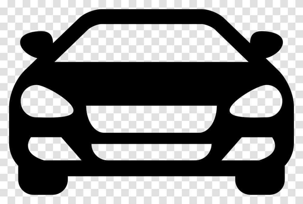 Sedan Car Front Icon Free Download, Bumper, Vehicle, Transportation, Stencil Transparent Png
