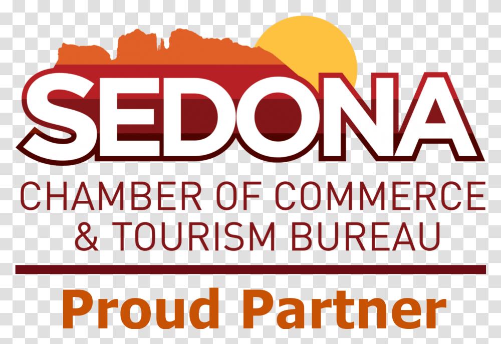 Sedona Chamber Add Our Logo To Your Sedona Chamber Of Commerce Logo, Word, Text, Label, Alphabet Transparent Png