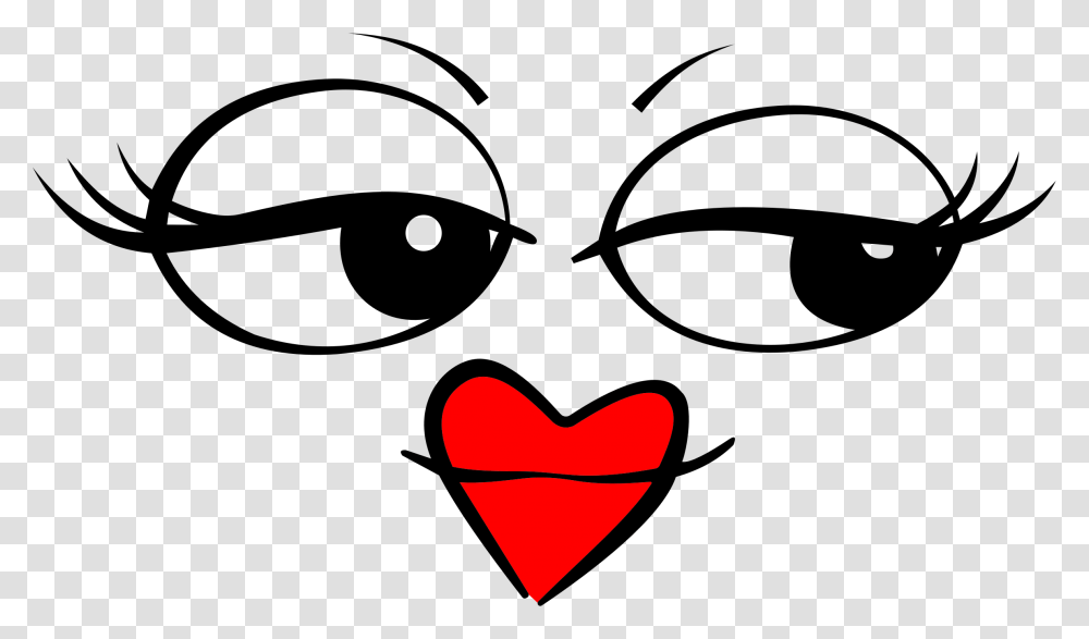 Seductive Female Smiley Face Clip Arts Too Cute To Handle, Heart Transparent Png