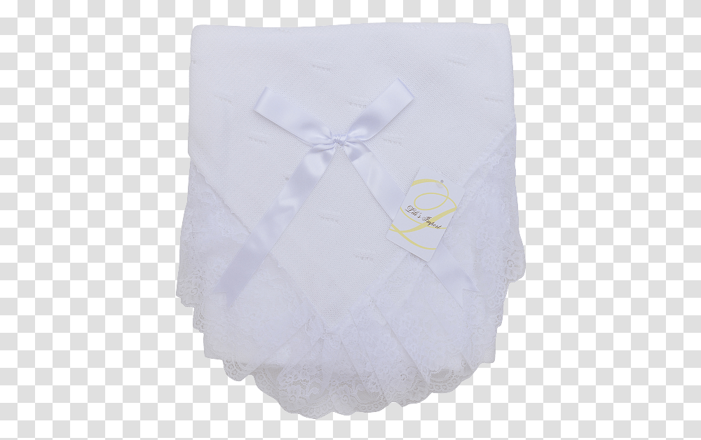 Sedutex Lace Shawl Chantilly White, Diaper, Paper, Shirt Transparent Png