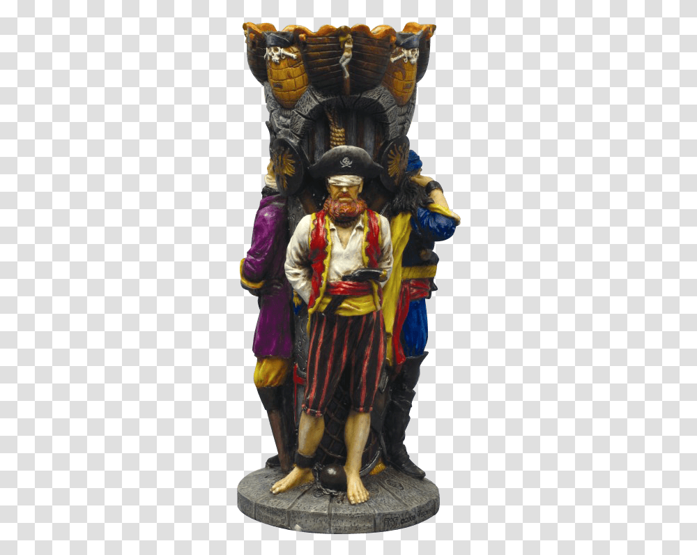 See Hear And Speak No Evil Pirate Candleholder Figurine, Person, Performer, Costume, Crowd Transparent Png
