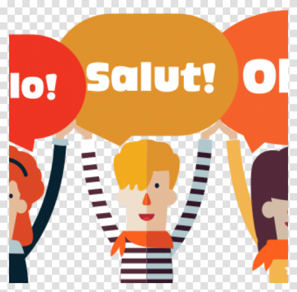 See Hola Halifax At Duolingo Halifax Spanish Clipart, Person, Crowd, Performer Transparent Png