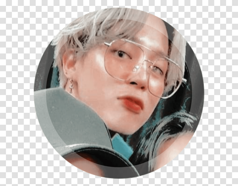 See More About Theme Bts And Jikook Bts Circle Icon Edit, Face, Person, Human, Head Transparent Png