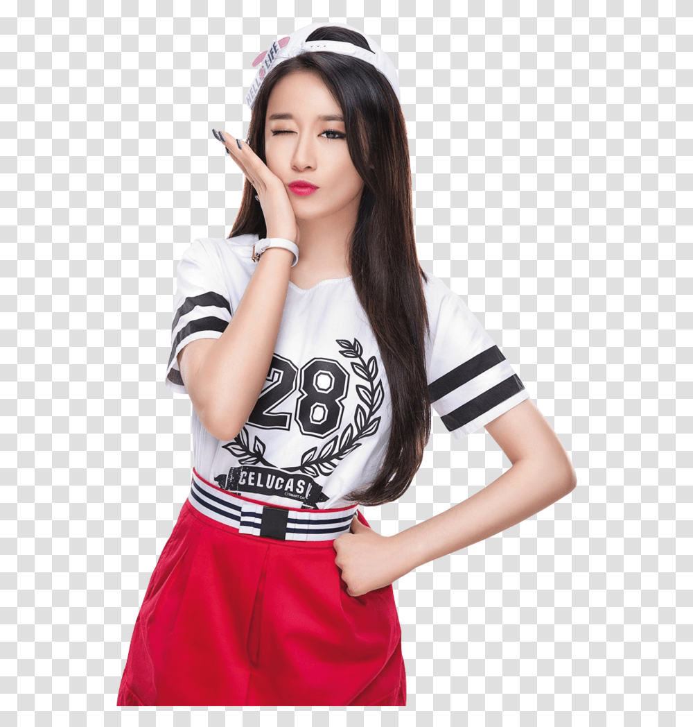See More Of T Ara S Lovely Pictures From Celucasn Park Ji Yeon 2016, Female, Person, Apparel Transparent Png