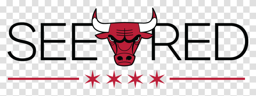 See Red Chicago Bulls Playoffs, Mammal, Animal, Buffalo Transparent Png