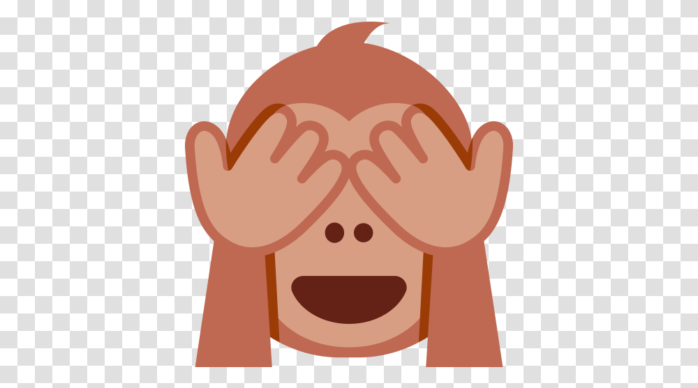 See See No Evil Emoji Discord, Face, Frown, Crowd, Beard Transparent Png