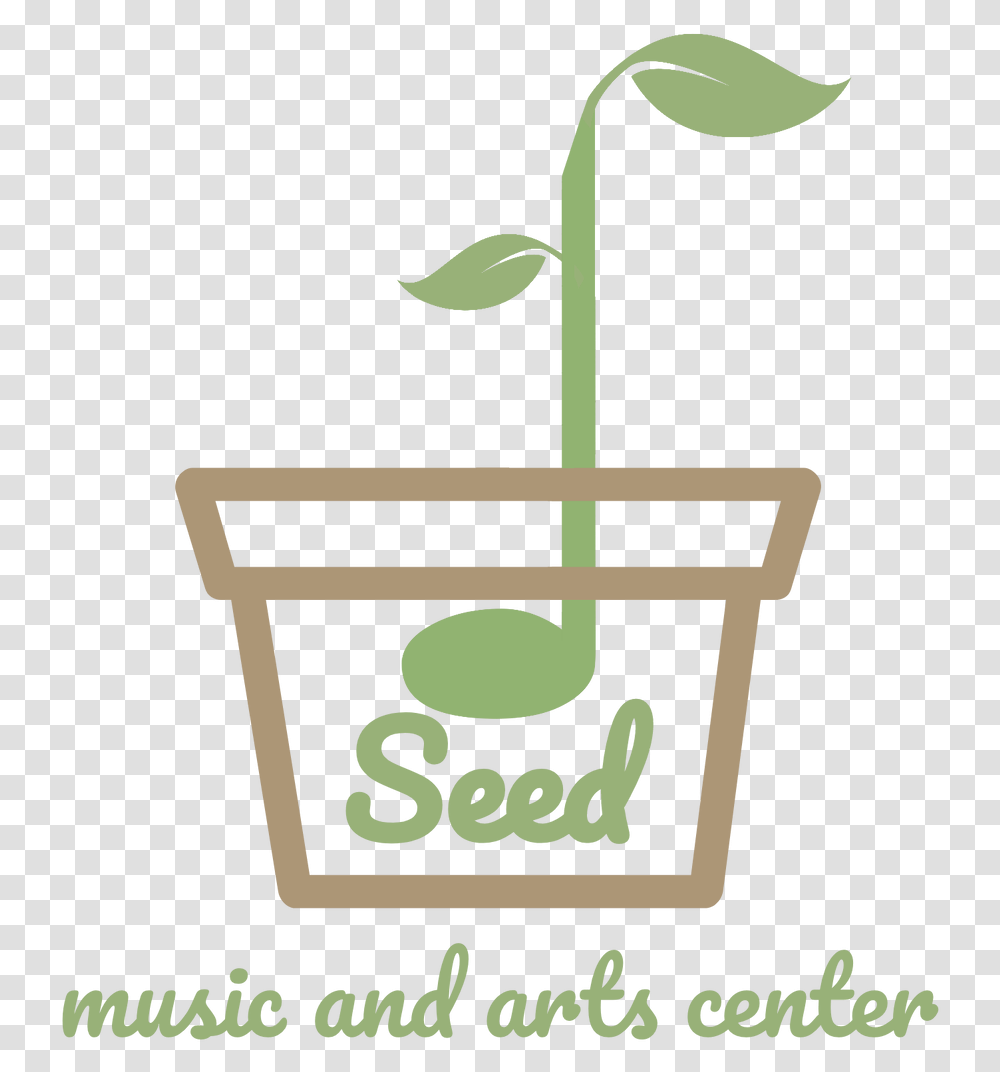 Seed Music Arts Center Clip Art, Text, Symbol, Label, Plant Transparent Png