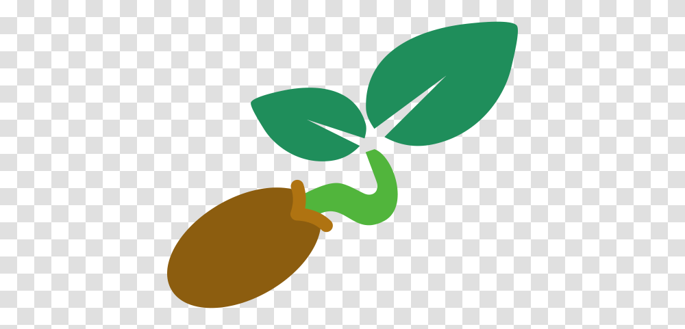 Seed Sprouting Icon And Svg Vector Fresh, Green, Leaf, Plant, Symbol Transparent Png