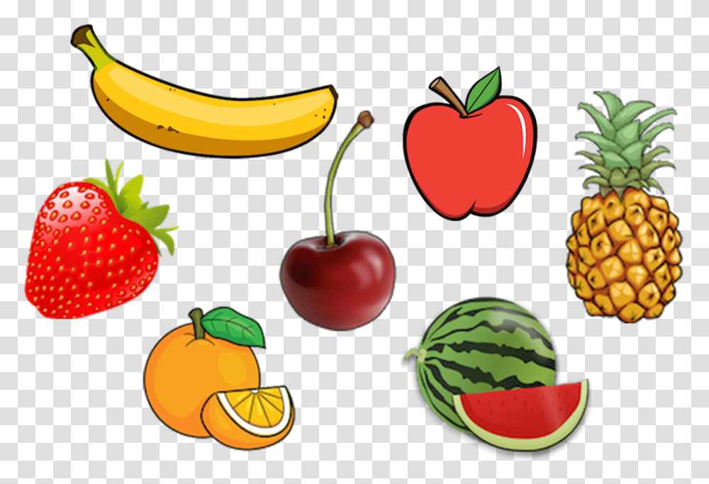Seedless Fruit Clipart Download Fruits Clipart, Plant, Food, Pineapple, Banana Transparent Png