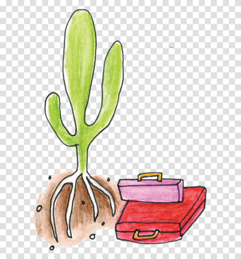 Seedling Baggage Illustration, Plant, Flower, Scissors, Produce Transparent Png