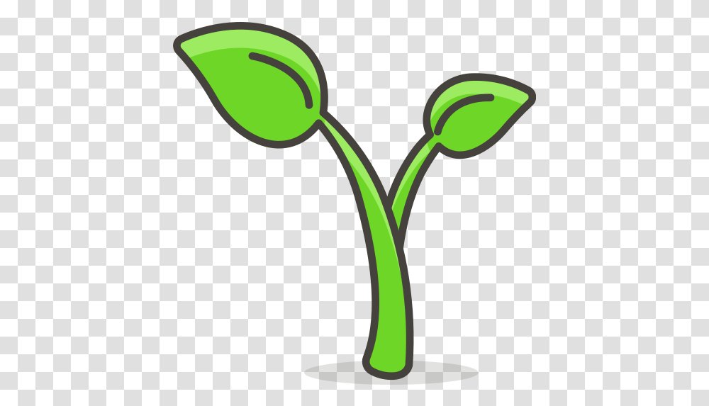 Seedling Free Icon Of 780 Vector Emoji Seedling Emoji, Plant, Sprout, Flower, Blossom Transparent Png