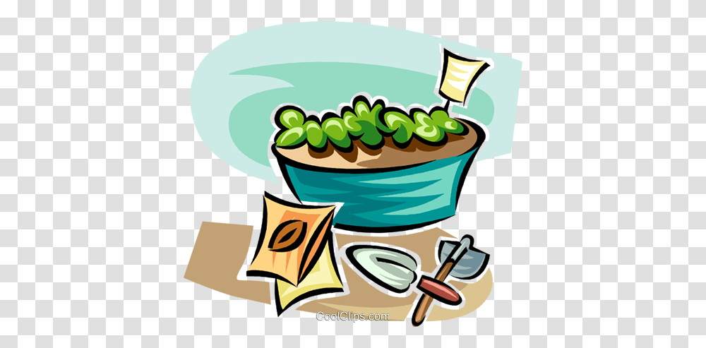 Seeds Growing Into Plants Royalty Free Vector Clip Art, Vegetation, Crowd, Food Transparent Png