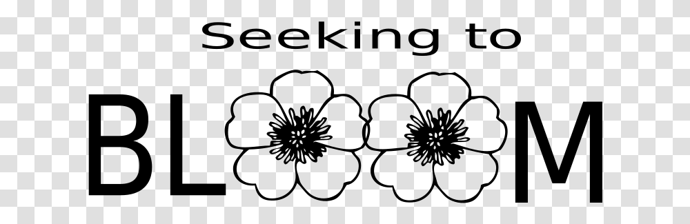 Seeking To Bloom Flowers Svg Clip Arts Floral Design, Gray, World Of Warcraft Transparent Png