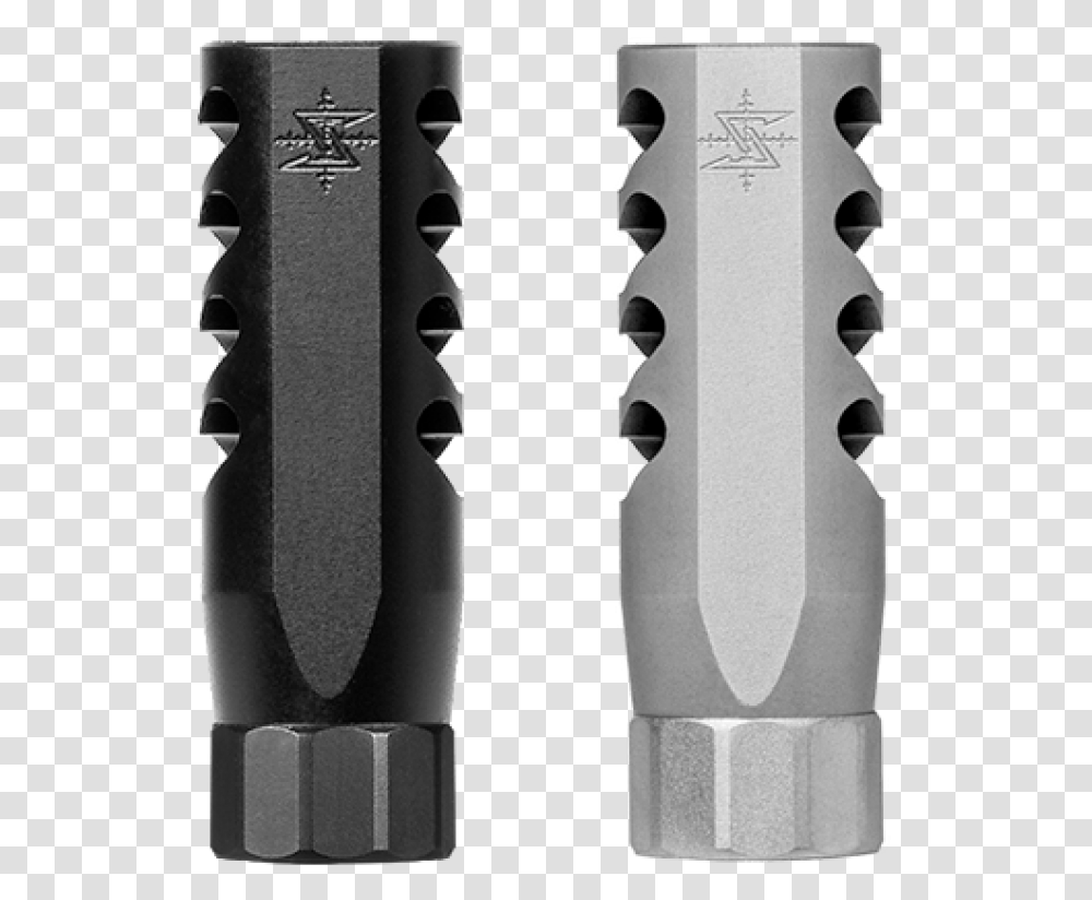 Seekins Precision Atc 5 Muzzle Brake Black Nxp8 Muzzle Brake, Weapon, Weaponry, Blade, Razor Transparent Png