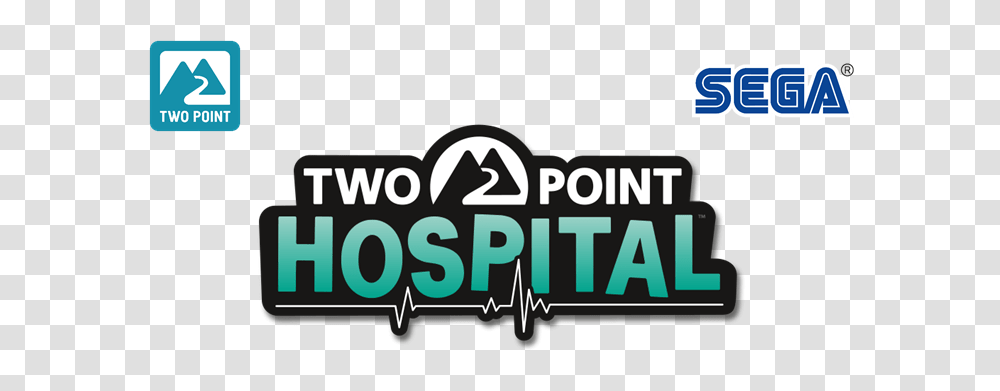 Sega Announce Two Point Hospital Coming Later This Year Two Point Hospital Logo, Text, Alphabet, Word, Symbol Transparent Png