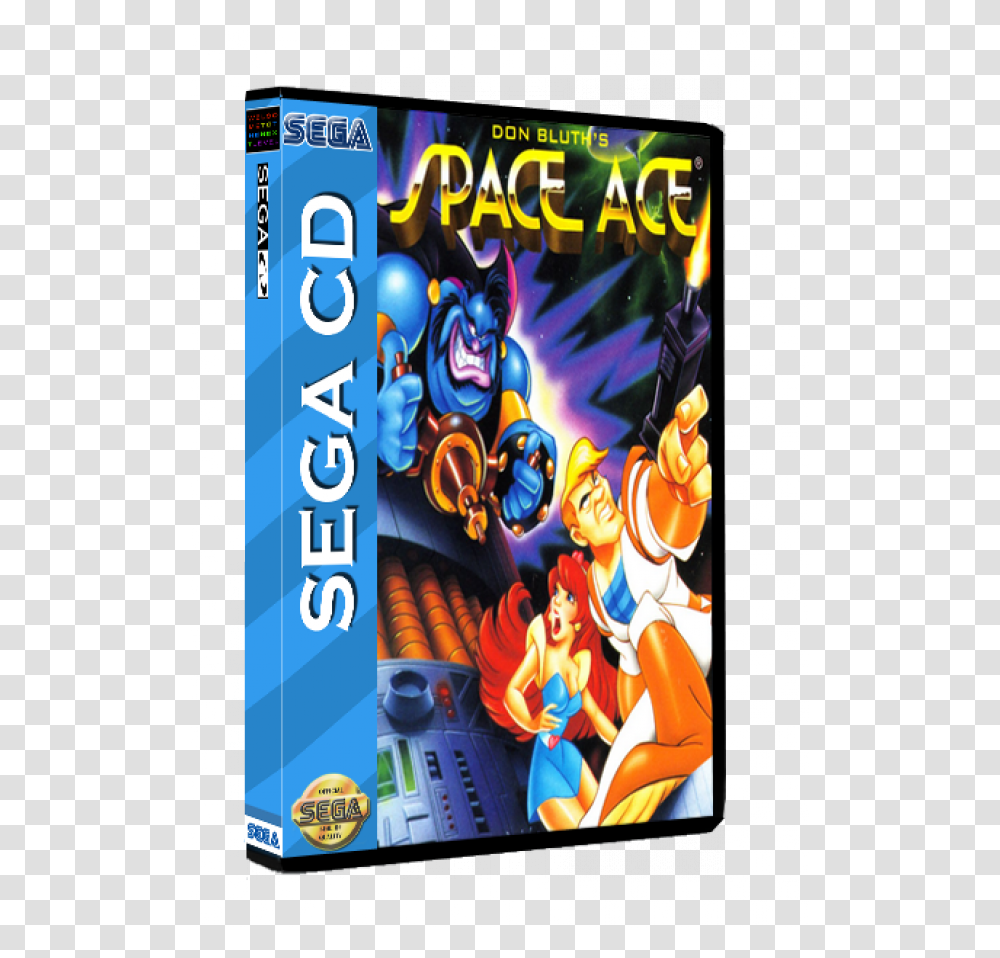 Sega Cd Rom Space Ace Blackhole Assault Sega Cd, Poster, Advertisement, Flyer, Paper Transparent Png