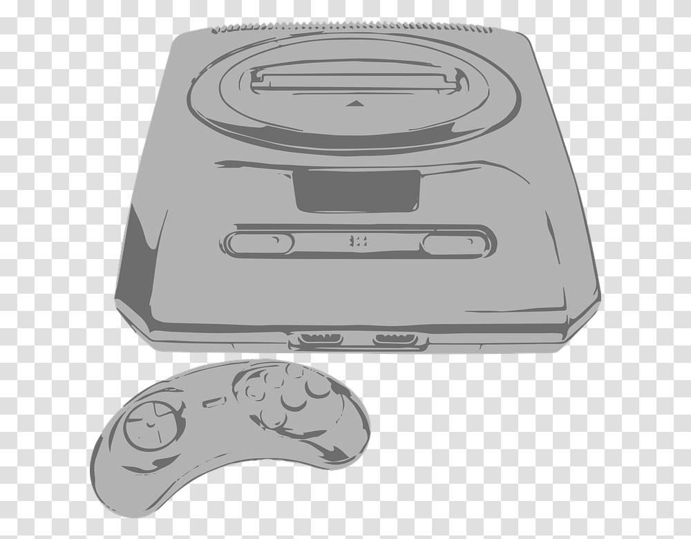 Sega Genesis Sega Mega Drive Genesis Mega Drive Playstation Portable, Electronics, Cooktop, Indoors, Tape Player Transparent Png