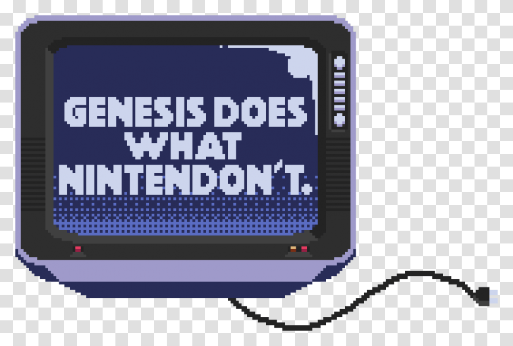 Sega Mega Drive Genesis Does What Nintendon T Tv Spot Mega Drive Does What Nintendon T, Computer, Electronics, Monitor, Screen Transparent Png