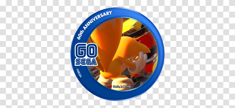 Sega Sega 60th Anniversary Sonic Icon, Text, Graphics, Art, Sphere Transparent Png