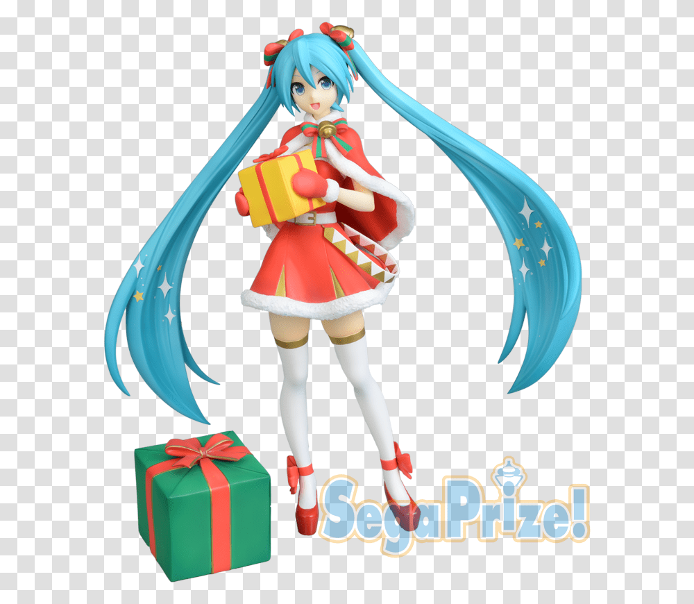 Sega Spm Figure Vocaloid Hatsune Miku Christmas 2019 Hatsune Miku Christmas 2019, Graphics, Art, Person, Human Transparent Png