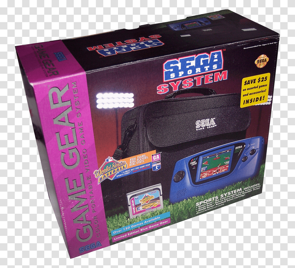 Sega Sports Game Gear, Box, Arcade Game Machine Transparent Png