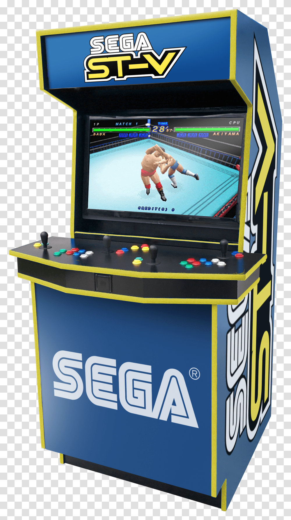 Sega St V Arcade Cabinet, Arcade Game Machine, Person, Human Transparent Png