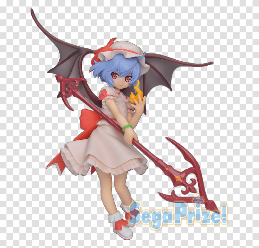 Sega Touhou Project - Remilia Scarlet Ebay Touhou Remilia Figure, Figurine, Person, Human, Art Transparent Png