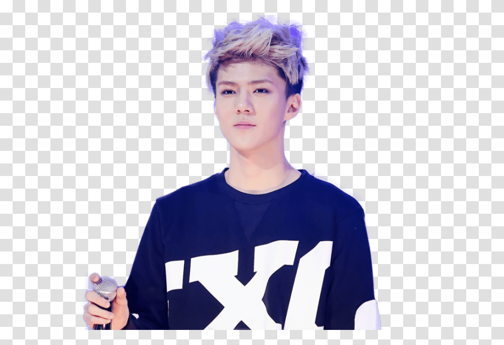 Sehun, Person, Sleeve, T-Shirt Transparent Png