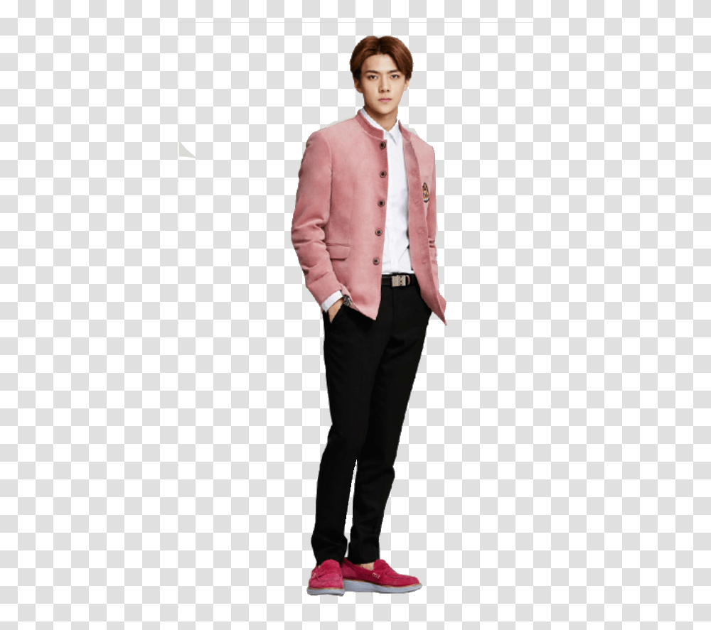 Sehun Ivy Club Photoshoot Download Oh Se Hun, Suit, Overcoat, Female Transparent Png