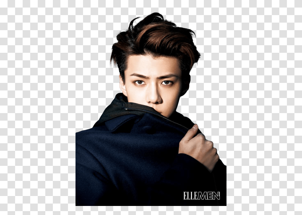 Sehun Shared, Person, Sleeve, Face Transparent Png