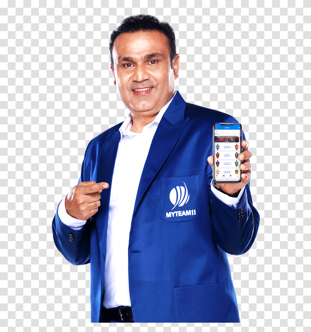 Sehwag, Mobile Phone, Electronics, Cell Phone, Person Transparent Png