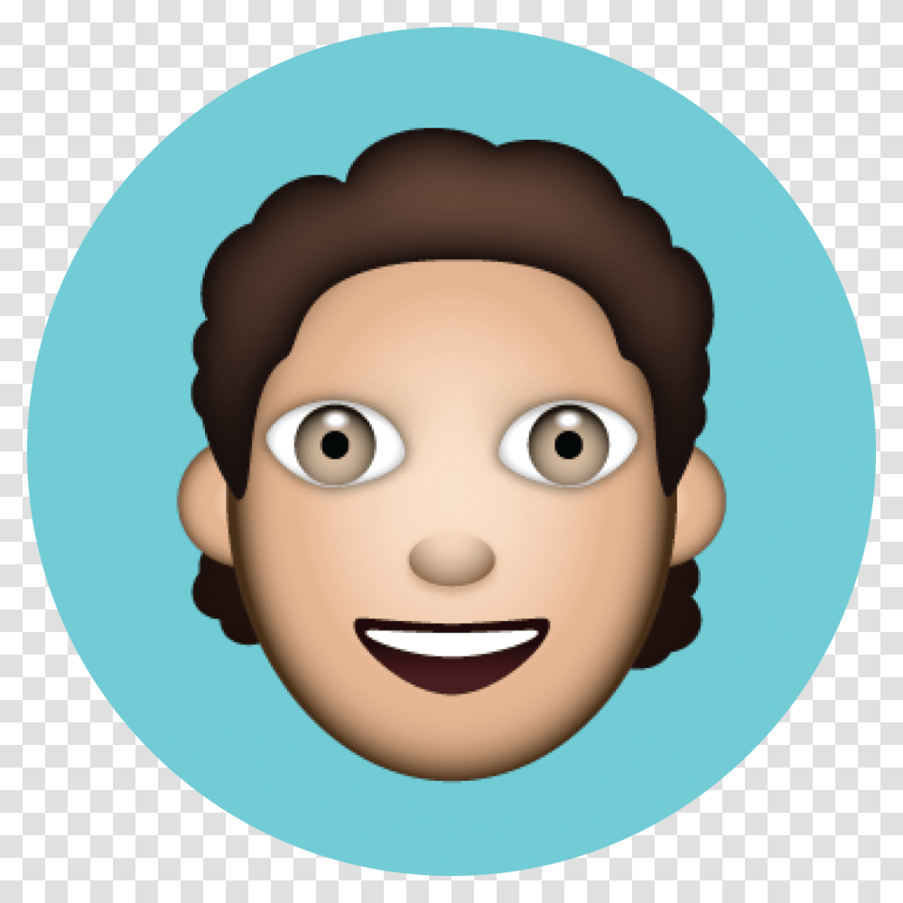 Seinfeld Father Emoji, Head, Face, Person, Label Transparent Png