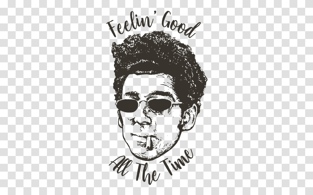 Seinfeld Kramer Art, Head, Face, Poster, Advertisement Transparent Png