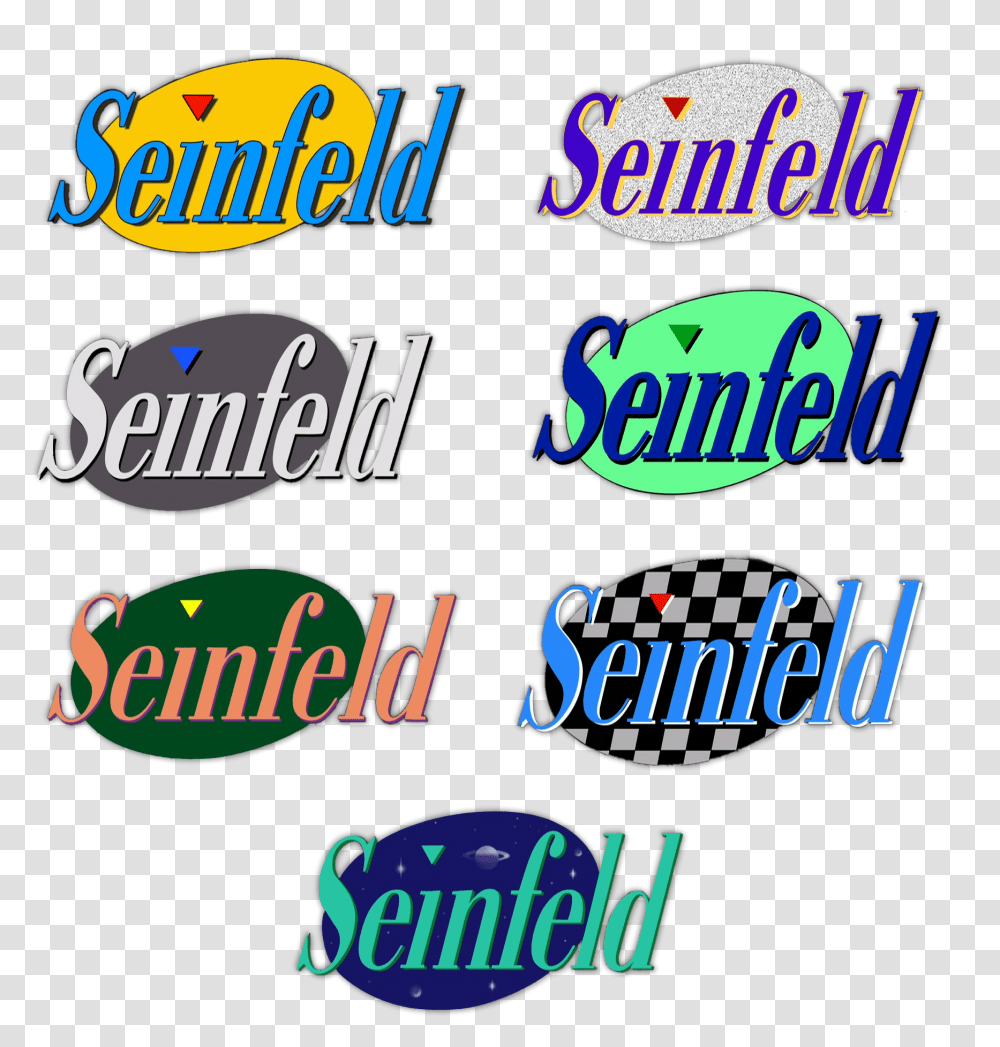 Seinfeld Logo, Alphabet, Label, Flyer Transparent Png