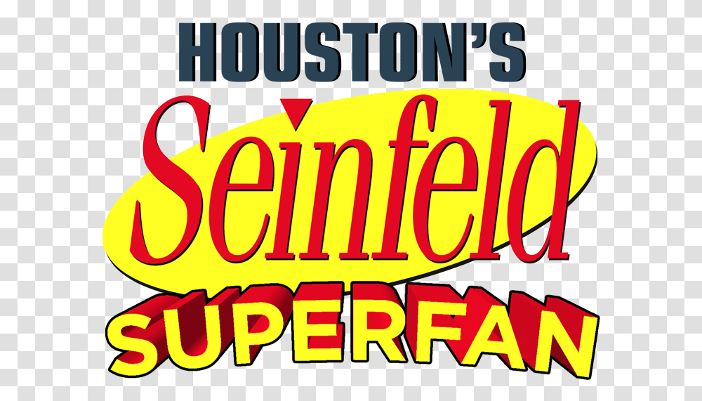Seinfeld Superfan Logo Medium, Word, Alphabet, Poster Transparent Png