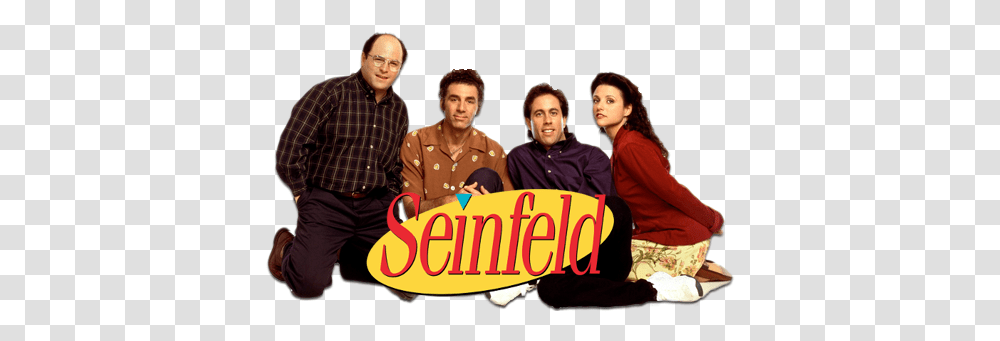 Seinfeld X265 Seinfeld Tv Show Logo, Person, People, Performer, Family Transparent Png