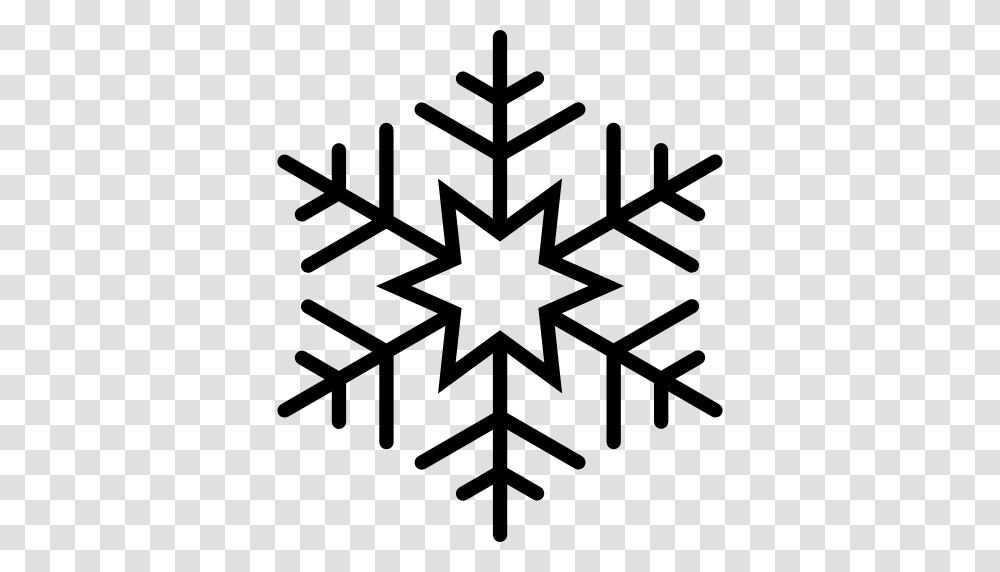 Seis Copo De Nieve Estrella Descargar Iconos Gratis, Snowflake, Cross, Stencil Transparent Png