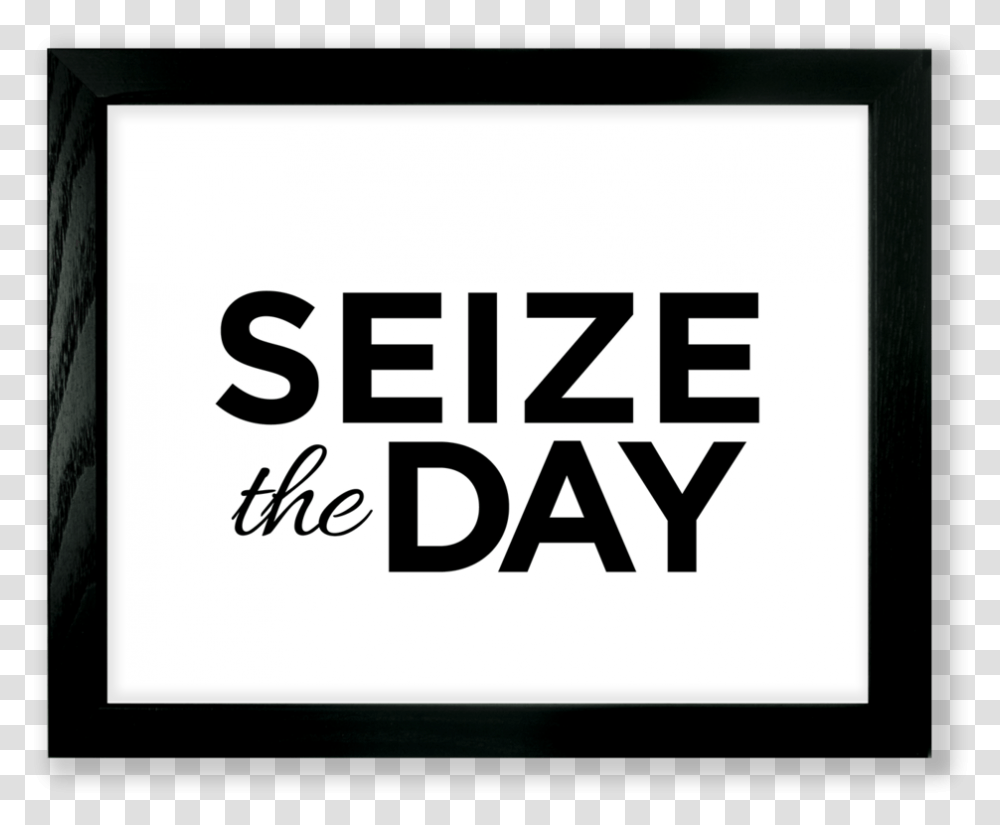 Seize The Day 8 X 10 With Frame 100 Anniversary, Electronics, Computer Transparent Png