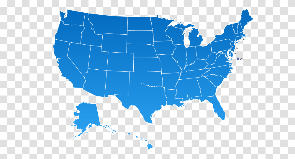 Select A State Blue Us Map, Diagram, Plot, Atlas, Vegetation Transparent Png