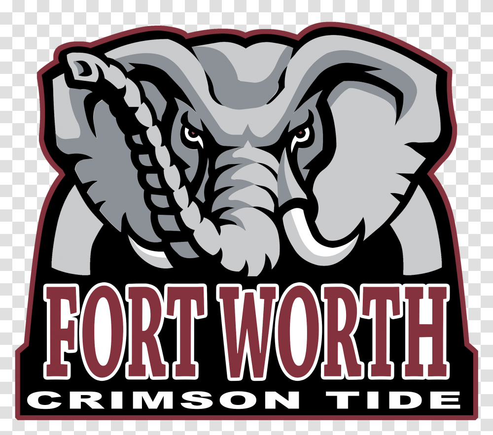 Select Youth Football Fort Worth Tx Alabama Crimson Tide Elephant, Hand, Advertisement, Text, Poster Transparent Png