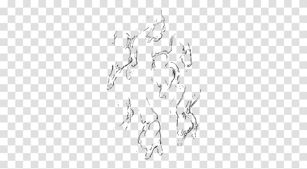 Selection Of Fist Gesture Vector Drawing Sketch, Gray, World Of Warcraft Transparent Png