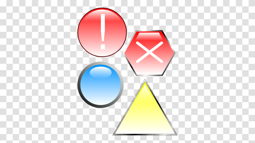 Selection Of Reflective Shapes And Signs Vector Clip Art Public, Triangle, Light, Lighting Transparent Png