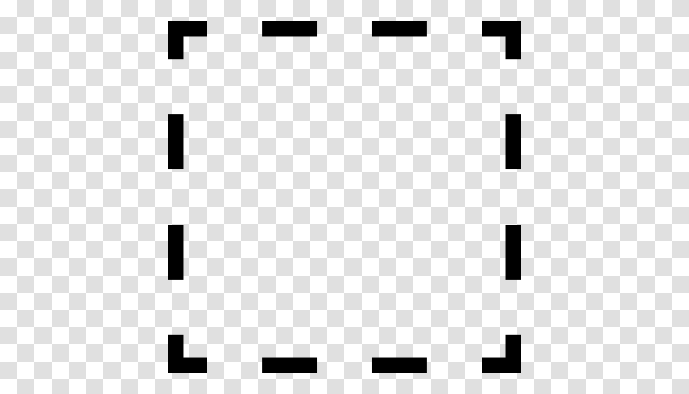 Selection Symbol For Interface Of A Square Of Broken Line, Fence Transparent Png