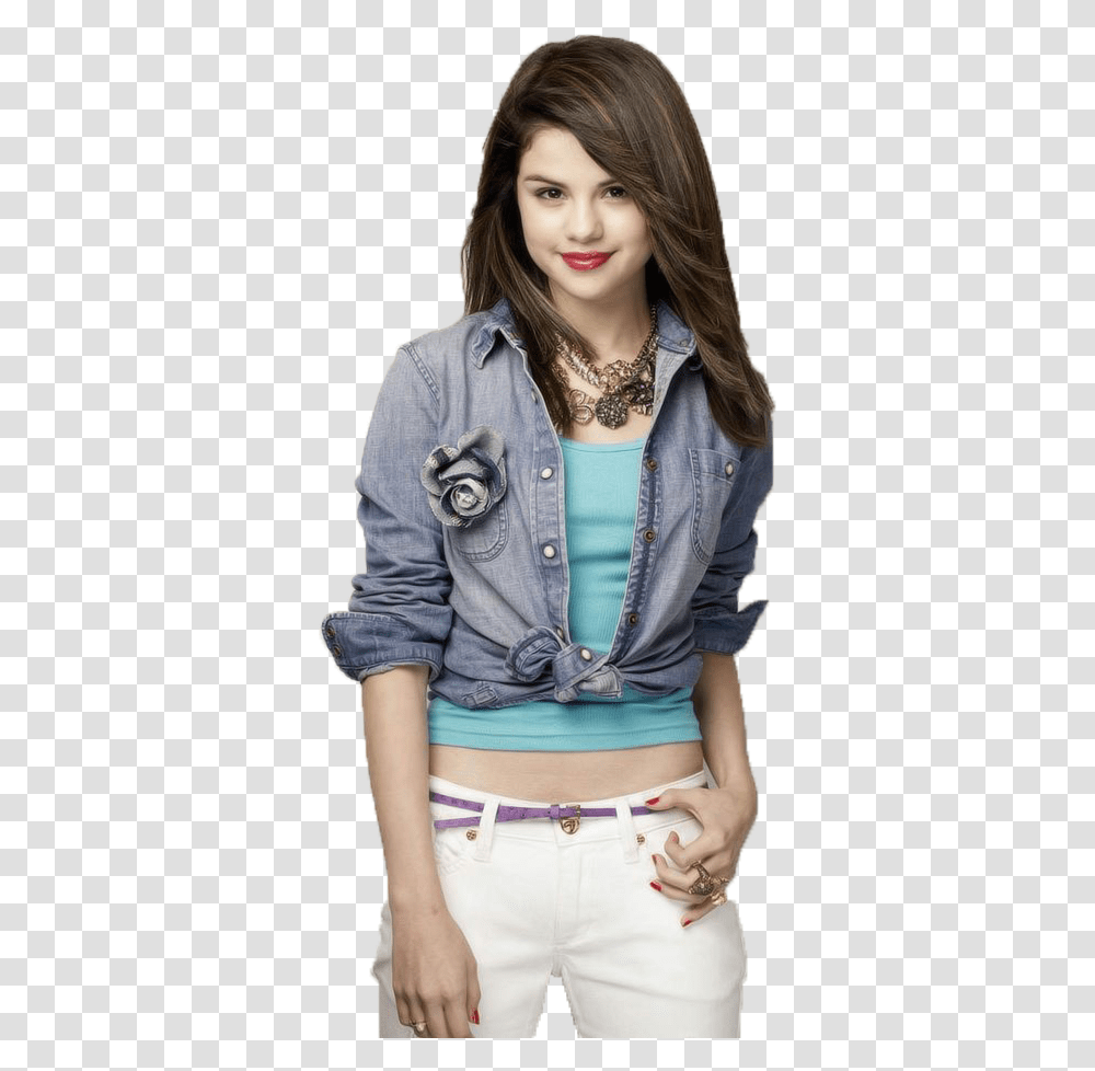 Selena Gomez By Lucy Selena Gomez Young Jeans, Person, Human, Pendant Transparent Png