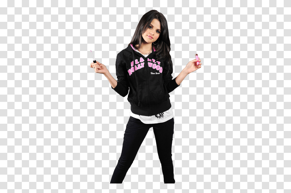 Selena Gomez, Person, Sweatshirt, Sweater Transparent Png