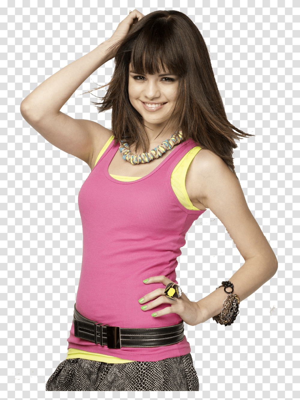 Selena Gomez, Person, Undershirt, Finger Transparent Png