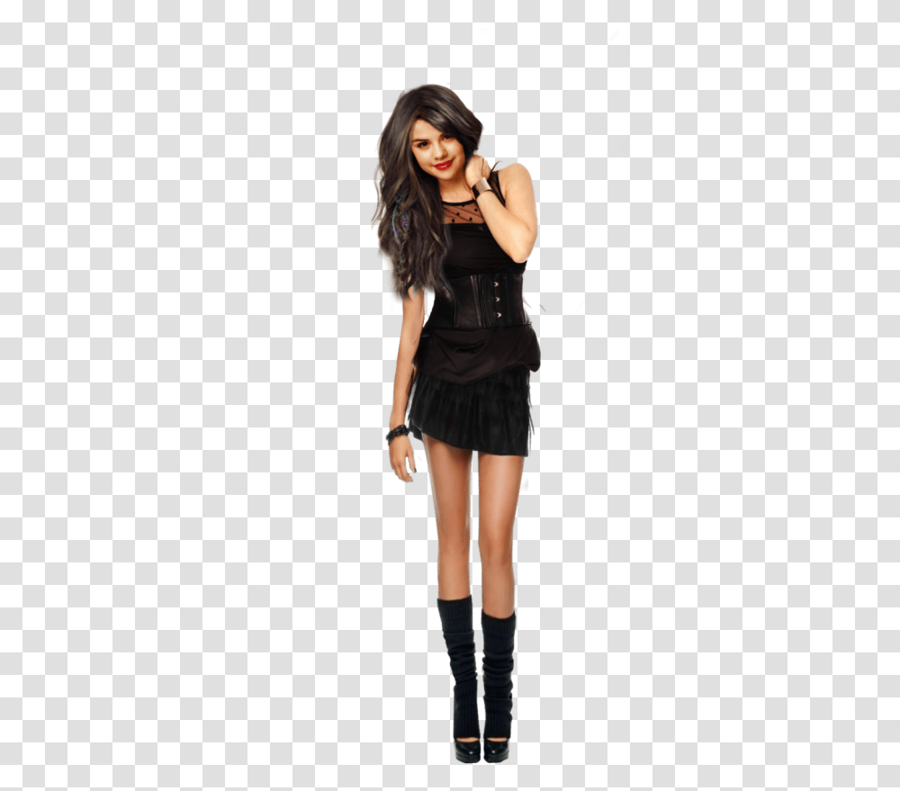 Selena Gomez Full Body, Person, Skirt, Female Transparent Png