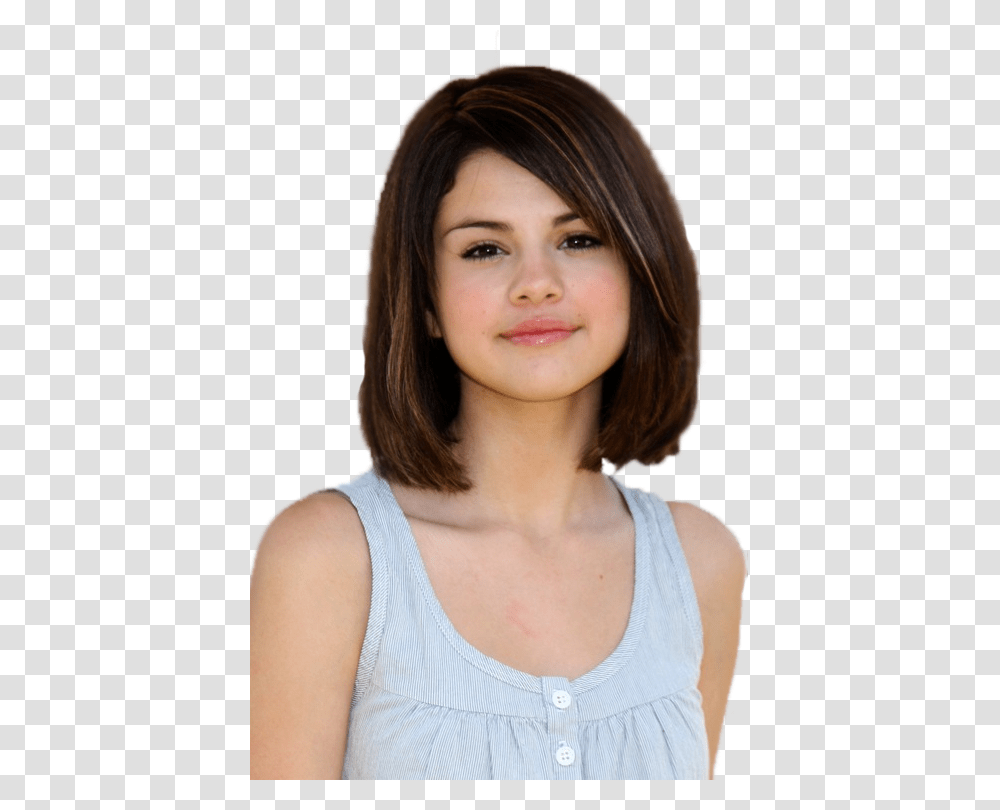 Selena Gomez Hd Selena Gomez Haircut 2009, Face, Person, Female Transparent Png
