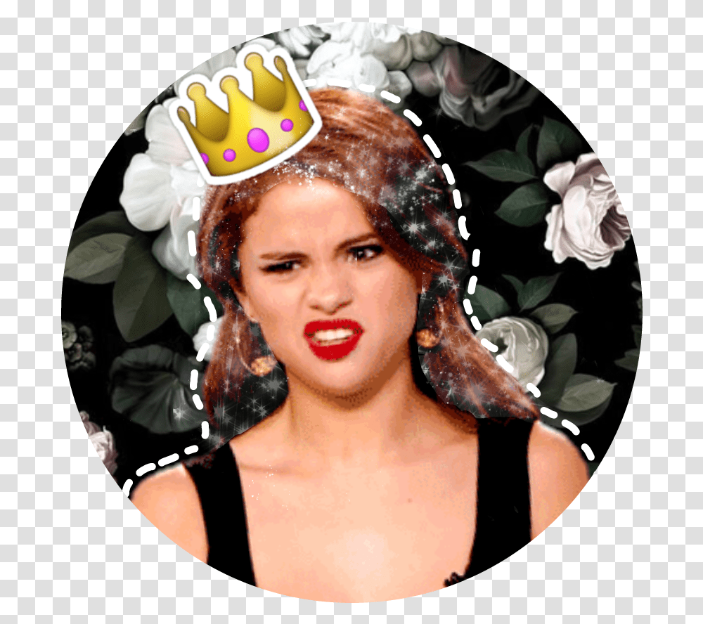 Selena Gomez Icon Birthday, Face, Person, Head Transparent Png