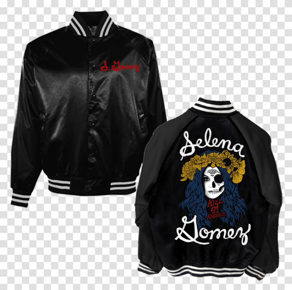 Selena Gomez T Shirt Design, Apparel, Jacket, Coat Transparent Png